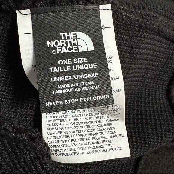 The North Face Black Knit Beanie Hat, One Size, Unisex - Picture 4 of 5